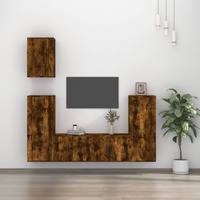 5 Piece TV Cabinet Set Engineered Wood