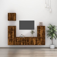 5 Piece TV Cabinet Set Engineered Wood