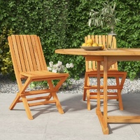 Folding Garden Chairs 47x47x89 cm Solid Wood Teak