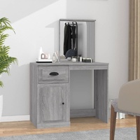 Dressing Table with Mirror Engineered Wood