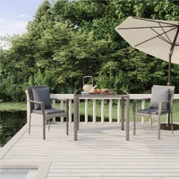 Garden Dining Set with Cushions Poly Rattan