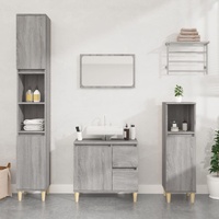 Bathroom Cabinet 65x33x60 cm Engineered Wood
