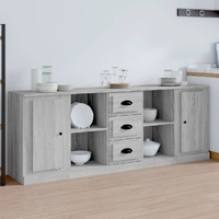 Sideboards 3 pcs Engineered Wood