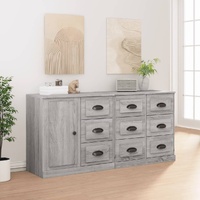 Sideboards 3 pcs Engineered Wood