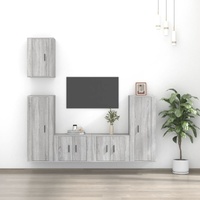5 Piece TV Cabinet Set Engineered Wood