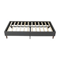 Bed Frame Mattress Foundation (Dark Grey) Äì Double
