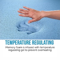 Single 25cm Gel Memory Foam Mattress – Dual-Layered Comfort with CertiPUR-US Certified Foam