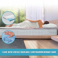 Queen Cooling Gel Memory Foam Mattress Topper – CertiPUR-US Certified Foam