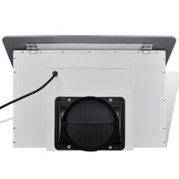 Range Hood Tempered Glass White 600 mm