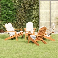 Adirondack Garden Lounge Set Solid Wood Acacia