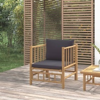 Garden Lounge Set with Cushions Bamboo