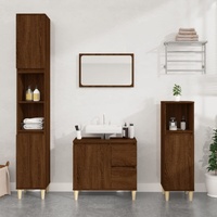 Bathroom Cabinet 30x30x190 cm Engineered Wood
