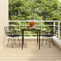Garden Dining Set Poly Rattan
