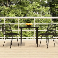 Garden Dining Set Poly Rattan