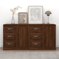 Sideboards 2 pcs Engineered Wood