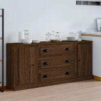 Sideboards 3 pcs Engineered Wood
