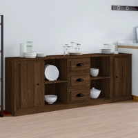 Sideboards 3 pcs Engineered Wood