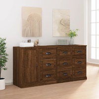 Sideboards 3 pcs Engineered Wood