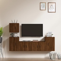 5 Piece TV Cabinet Set Engineered Wood