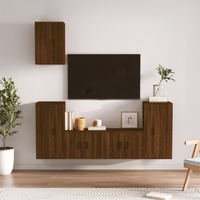 5 Piece TV Cabinet Set Engineered Wood