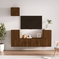 5 Piece TV Cabinet Set Engineered Wood