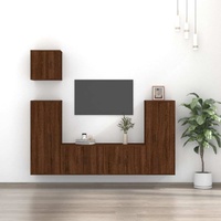 5 Piece TV Cabinet Set Engineered Wood