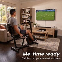 PROFLEX Magnetic Recumbent Exercise Bike, LCD Display, Heart Rate Sensors, Adjustable Seat, 8-Level Resistance, Comfortable Seated Home Cardio Fitness