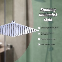 300mm Shower Head Square 304SS Polished Chrome Finish