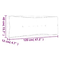 Pallet Cushions 3 pcs Anthracite Fabric