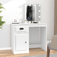 Dressing Table with Mirror Engineered Wood