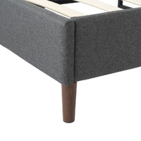 Bed Frame Mattress Foundation (Dark Grey) Äì Double