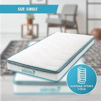 Single 20cm Hybrid Mattress – Memory Foam and Innerspring Support