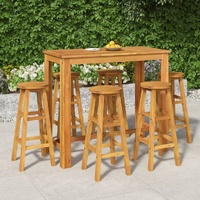 Garden Dining Set Solid Wood Acacia