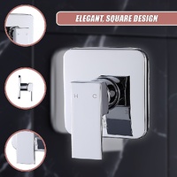 Shower Bath Mixer Tap Bathroom WATERMARK Approved - Chrome