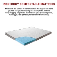 Queen Cooling Gel Memory Foam Mattress Topper – CertiPUR-US Certified Foam