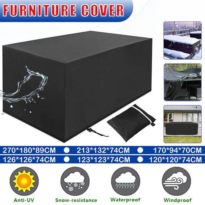 Waterproof Outdoor Furniture Cover Garden Patio Rain Uv Table Protector Chair