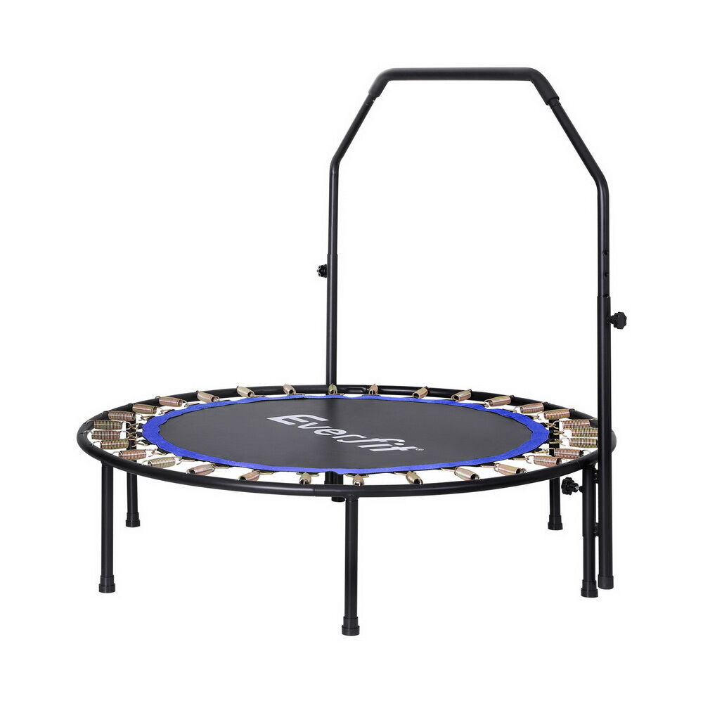 48inch Round Fitness Trampoline Rebounder Adjustable Handrail