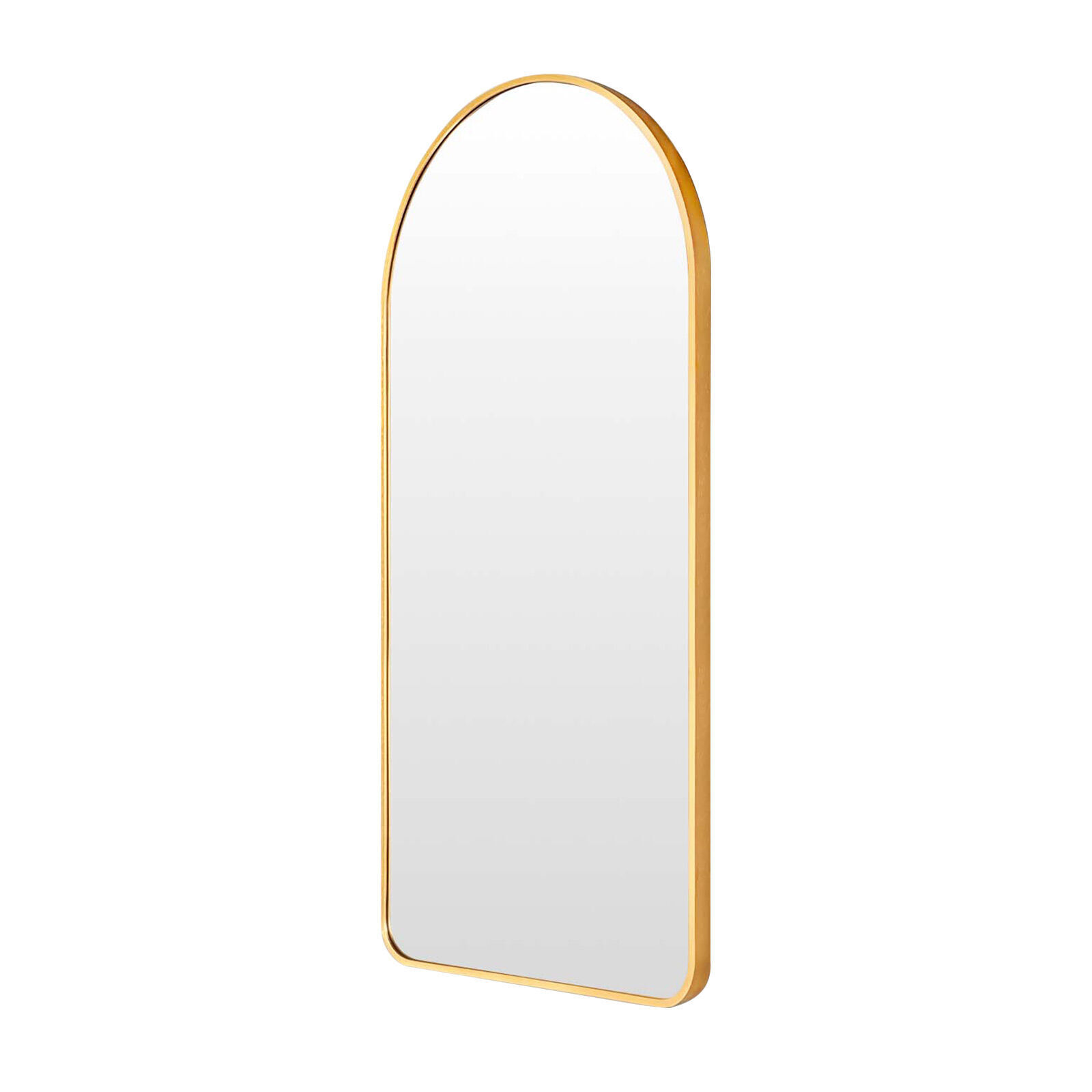 Wall Arch Mirror Arc Aluminum Frame Bathroom GOLD