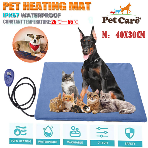 Electric Pet Heat Pad Waterproof Heating Mat for Cat Dog Bed Chew Resistant