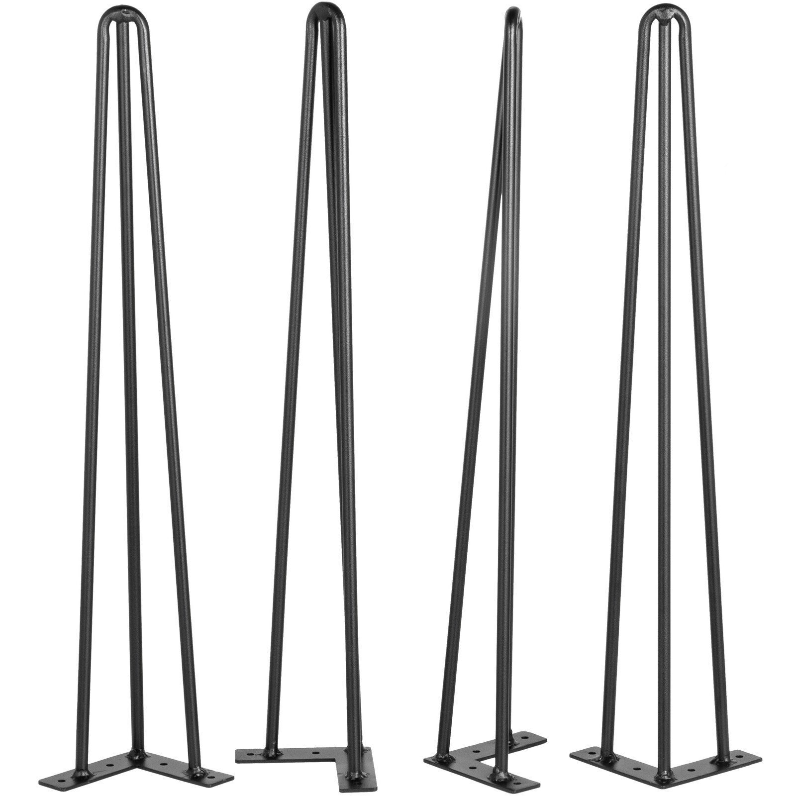 VEVOR Hairpin Table Legs , DIY Desk Table Legs 3 Rods Heavy Duty