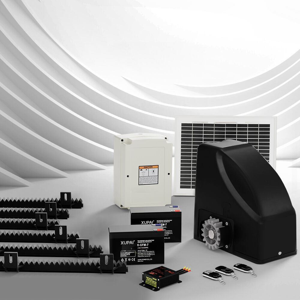 Automatic Sliding Gate Opener Kit Solar Panel Electric 6 m 600KG