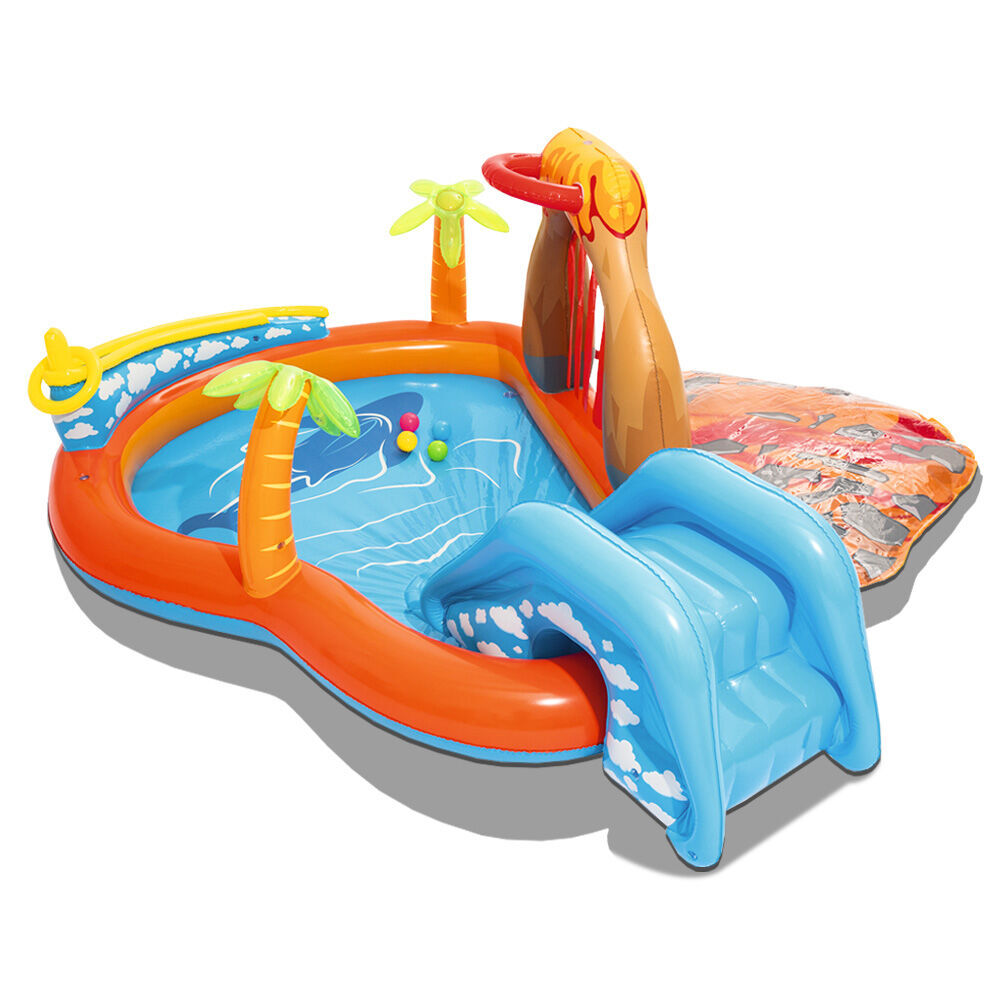 Kids Pool Inflatable Above Ground Swimming Play Pools Inflatable Slides & Water Play