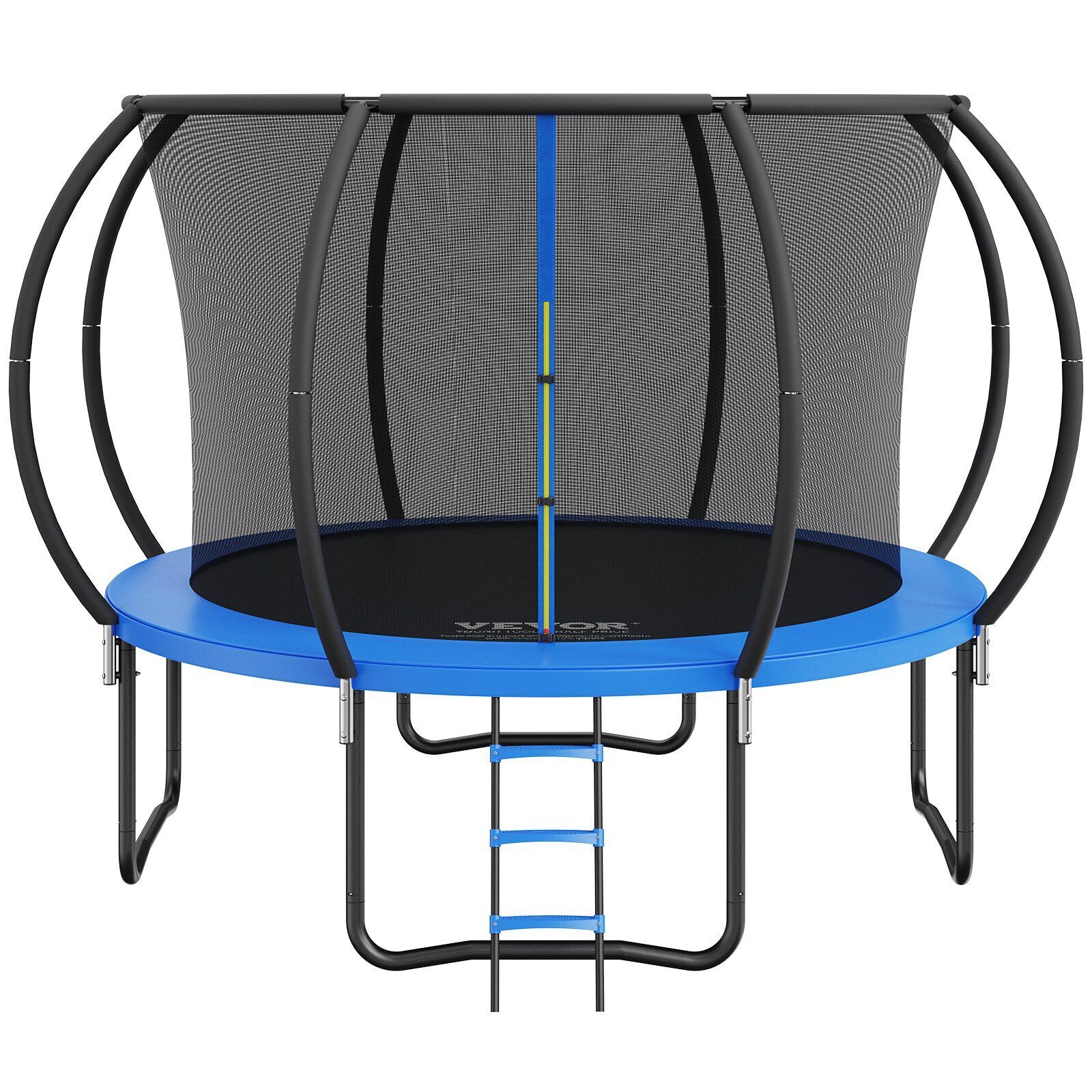 Vevor Trampoline Trampoline Enclosure Net Ladder Curved Pole Heavy Duty Trampoline Jumping Mat Spring Cover Padding
