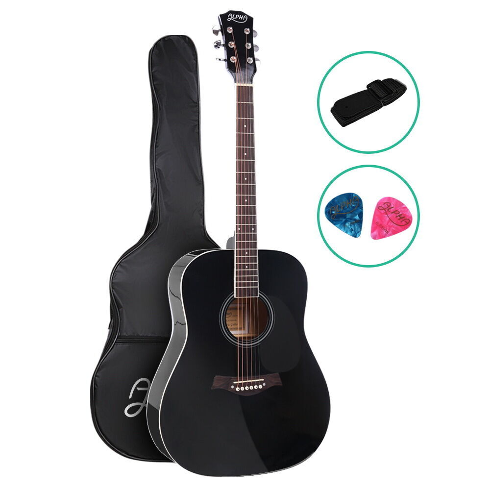 41 Inch Acoustic Guitar Wooden Body Steel String Dreadnought