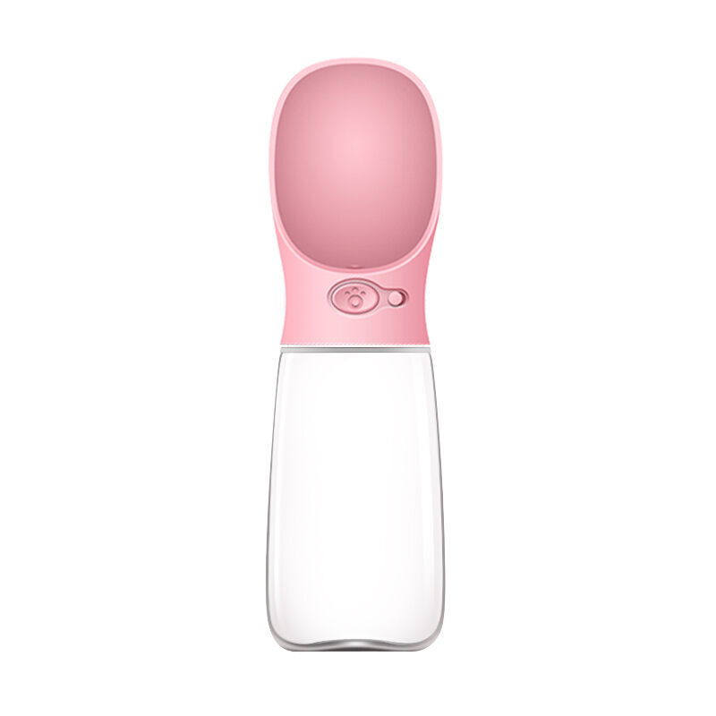 YES4PETS 550ml Portable Pet Dog Puppy Cat Drinking Mug Water Feeder Bottle Valve Travel Bottle