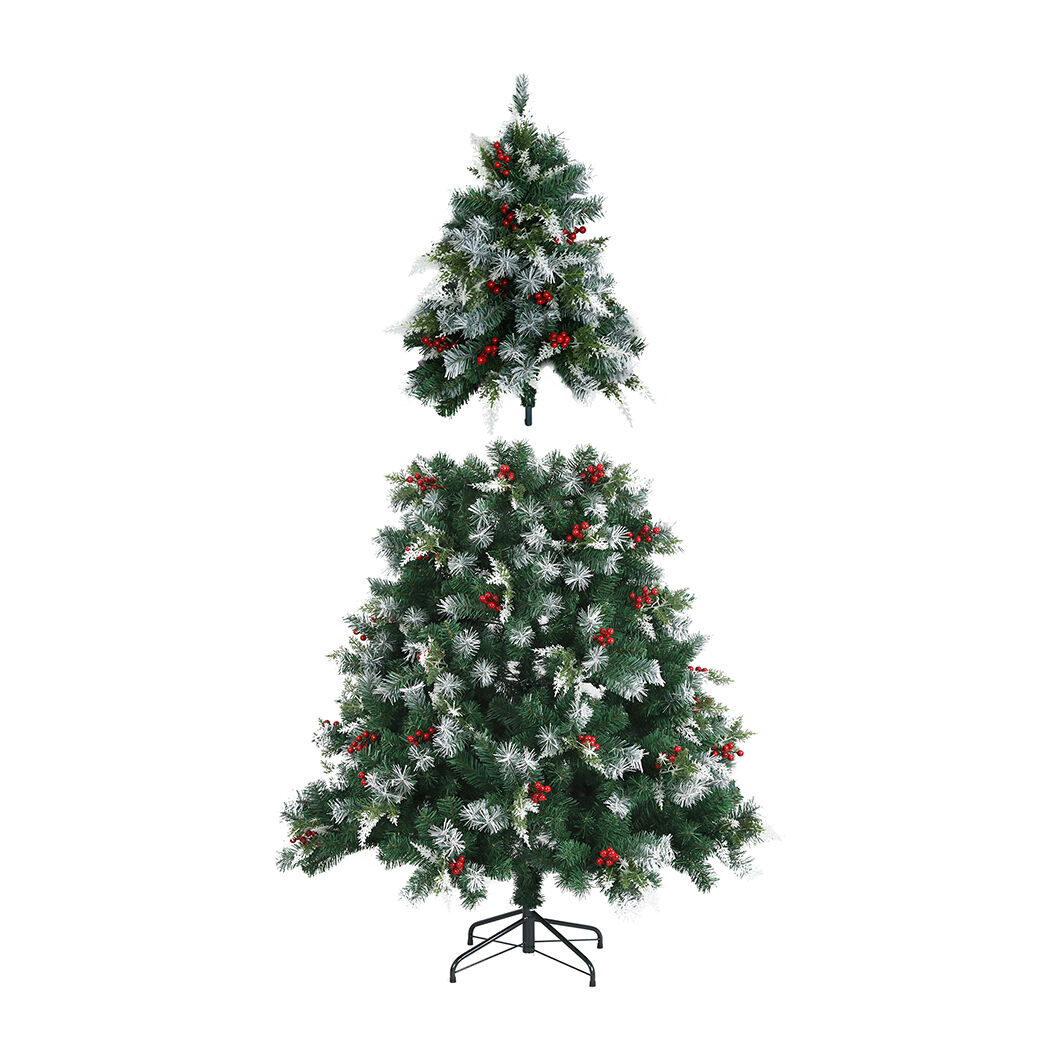 SANTACO Christmas Tree Snow Flocked