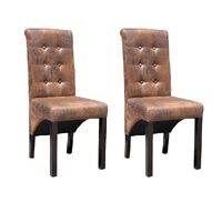 Derlavi Button-Tufted Dining Chairs