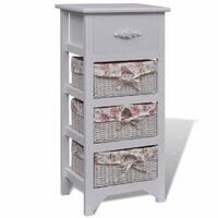 Erlumi Basket and Drawer Cabinet