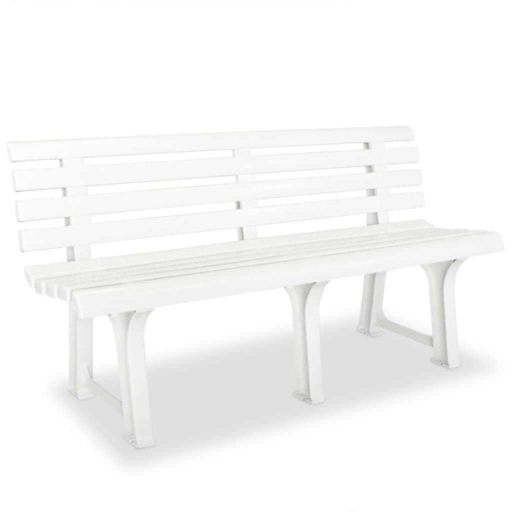 Garden Bench 145.5 cm Plastic
