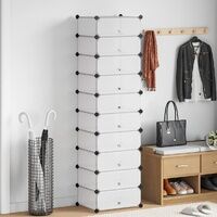 Famruso Interlocking Shoe Cabinet